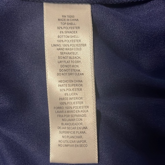 Alex Evenings Womens Petites Ruffled Maxi Evening Dress - Picture 9 of 9